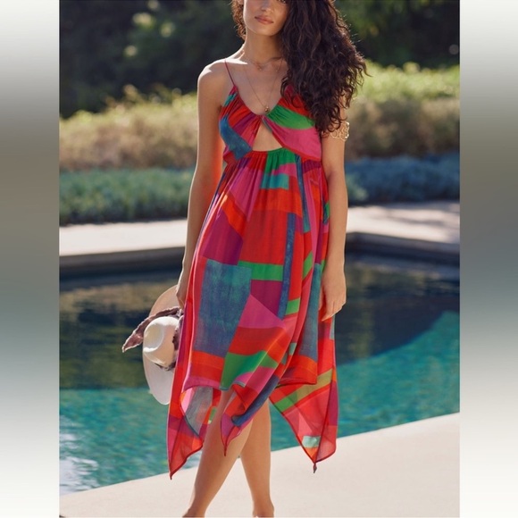 Anthropologie Alani Maxi Cover-Up Dress Size XS - Picture 1 of 11